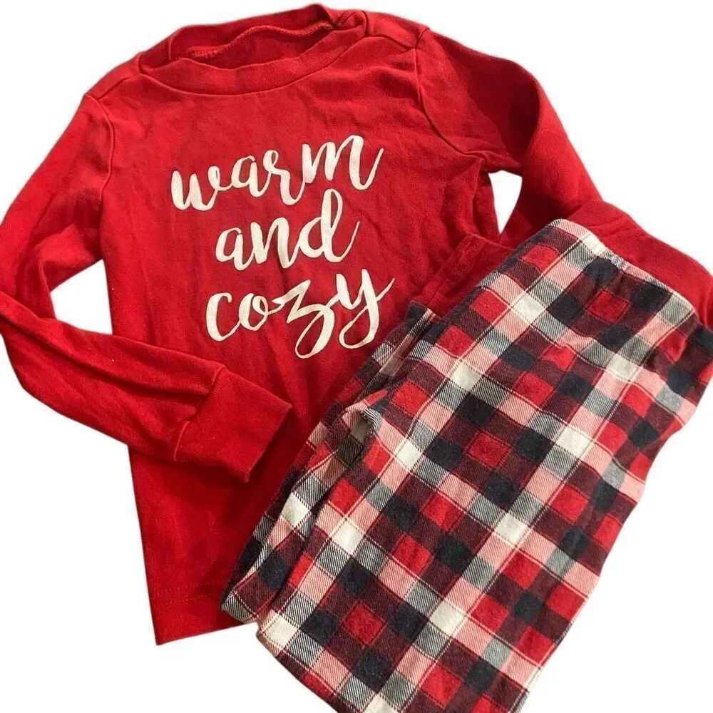 Sleepy time Pjs size 3T 100% cotton 2 piece Serling sleeve pants